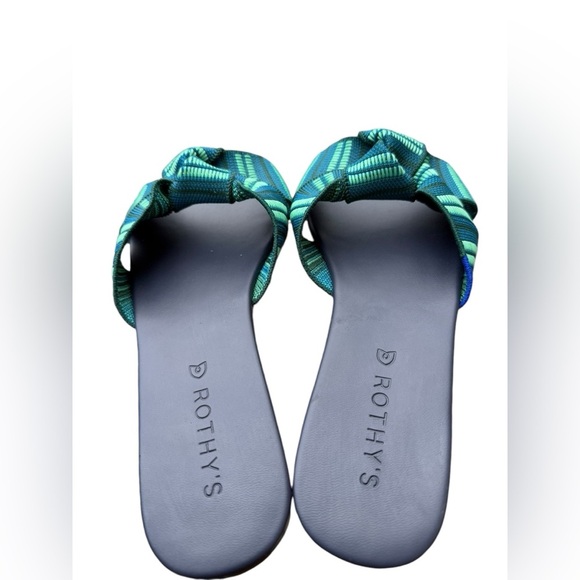 Rothy’s The Knot Sandal In Jungle Stripe Sz 8.5 - Picture 12 of 12